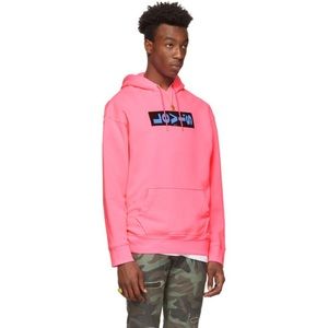 Levi's | Shirts | Levis Hot Neon Pink Logo Pullover Hoodie Sweatshirt  Sweater | Poshmark